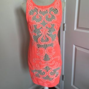 bright coral/pink Gianni Bini dress NWOT